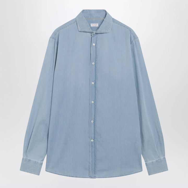 Brunello Cucinelli - Easy Fit shirt in light blue denim Brand L