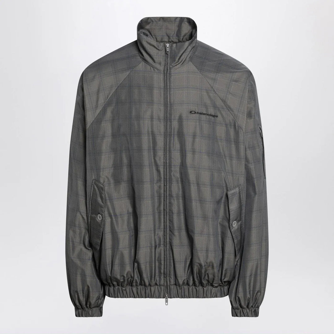 Balenciaga - Grey/blue nylon zip-up jacket Brand Coats &amp; Jackets 2