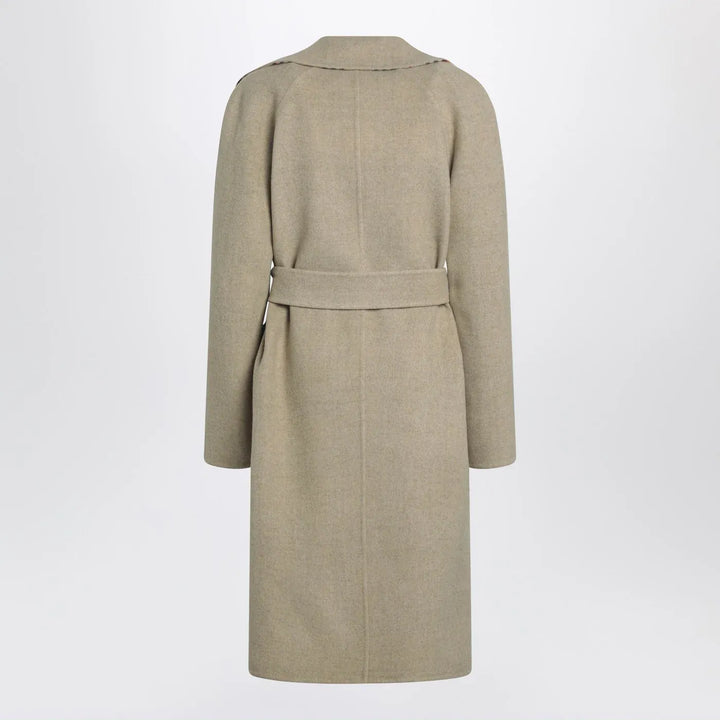 Burberry - Sand reversible wool coat Brand Coats &amp; Jackets 8 UK