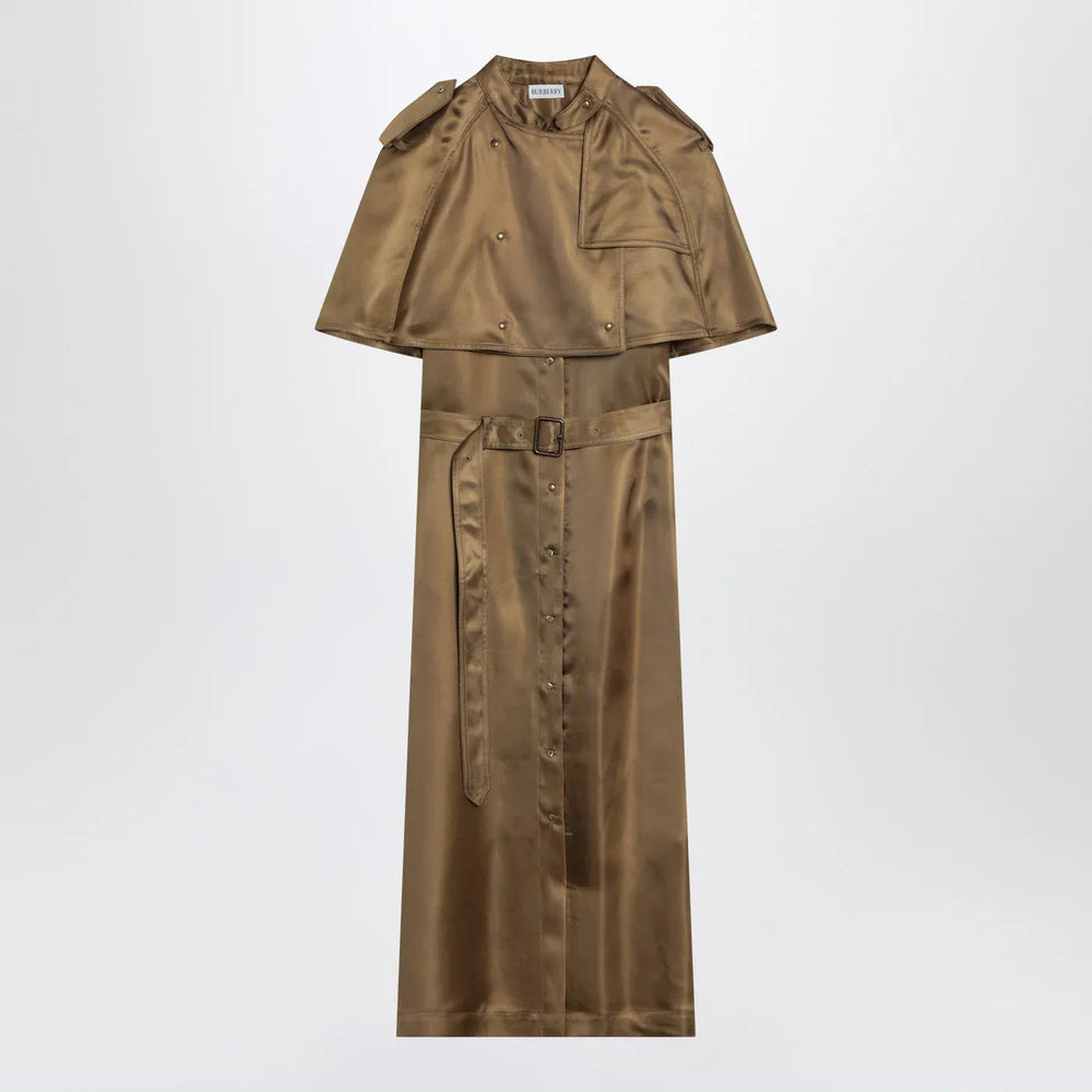 Burberry - Viscose twill trench dress Brand Coats & Jackets 8 UK