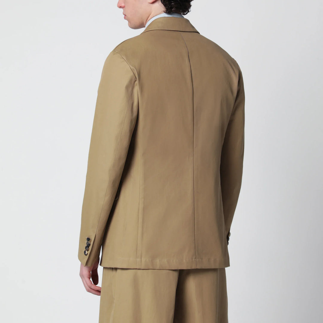 Dries Van Noten - Camel double-breasted jacket Brand Coats &amp; Jackets