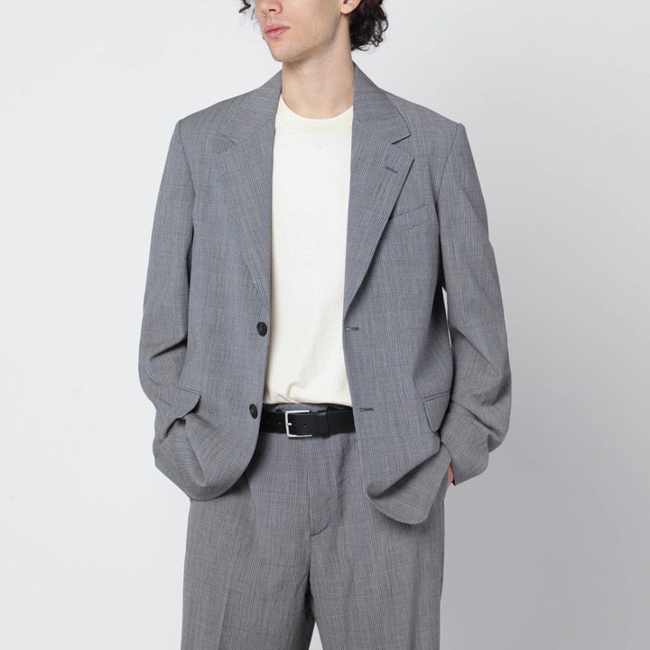 Coats &amp; Jackets Golden Goose - Grey single-breasted Prince of Wales jacket Brand