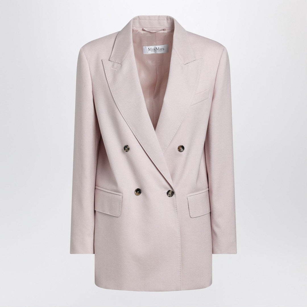 Coats & Jackets Max Mara - Dusty beige double-breasted wool-blend jacket Brand