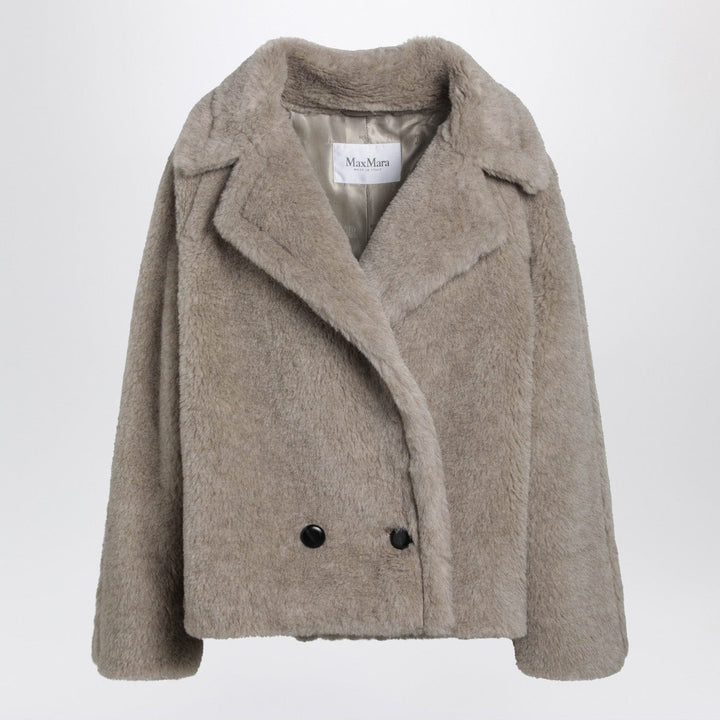 Coats &amp; Jackets Max Mara - Sand-coloured Teddy coat in alpaca and cashmere Brand