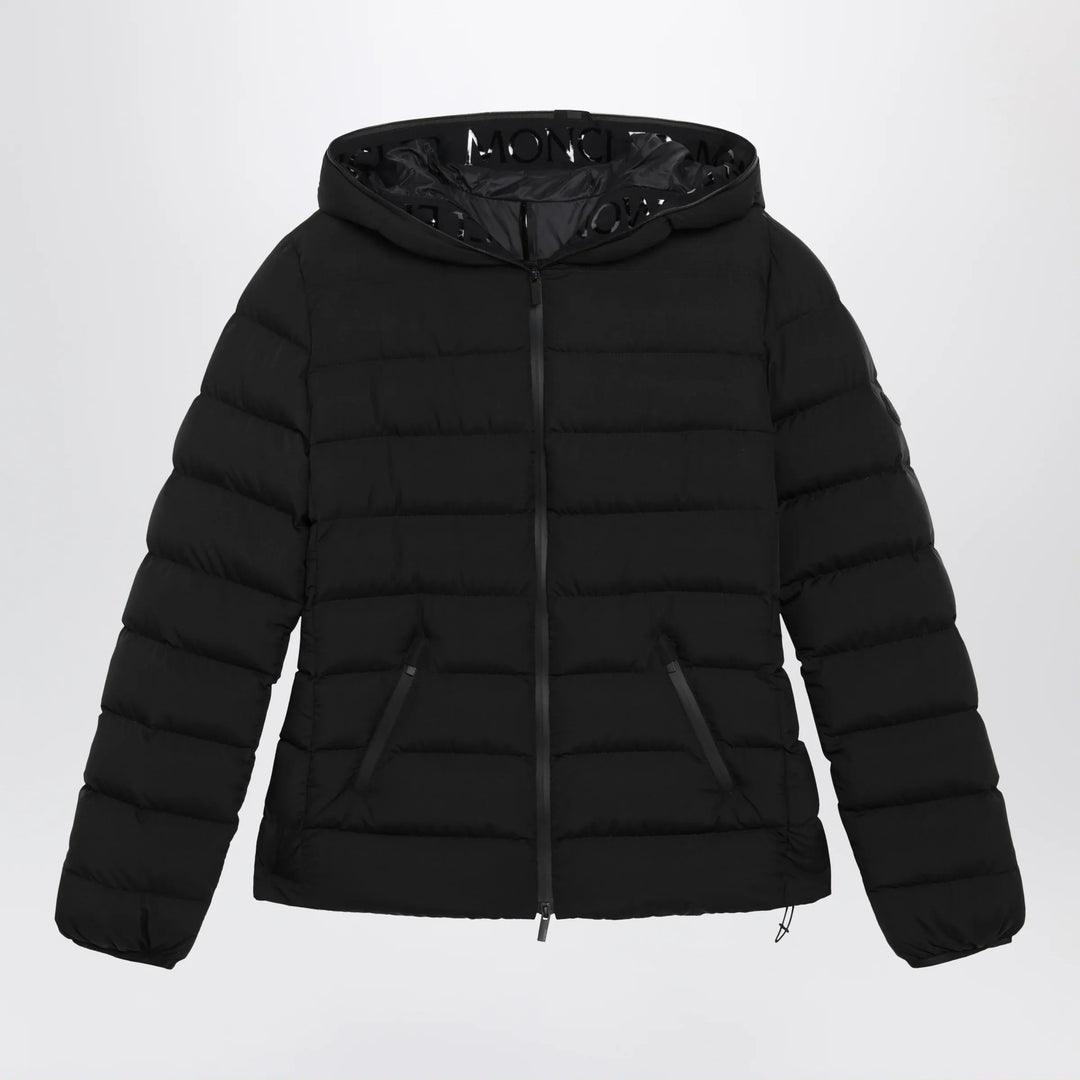 Moncler - Black Herbe Short Down Jacket Brand Coats &amp; Jackets 0