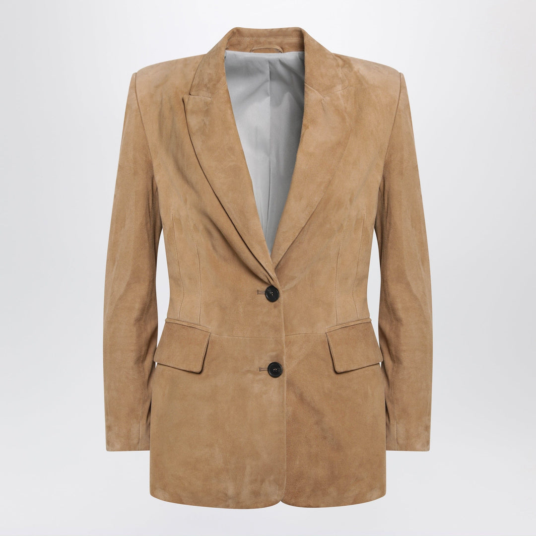 Coats & Jackets Sword 6644 - Brown suede jacket Brand