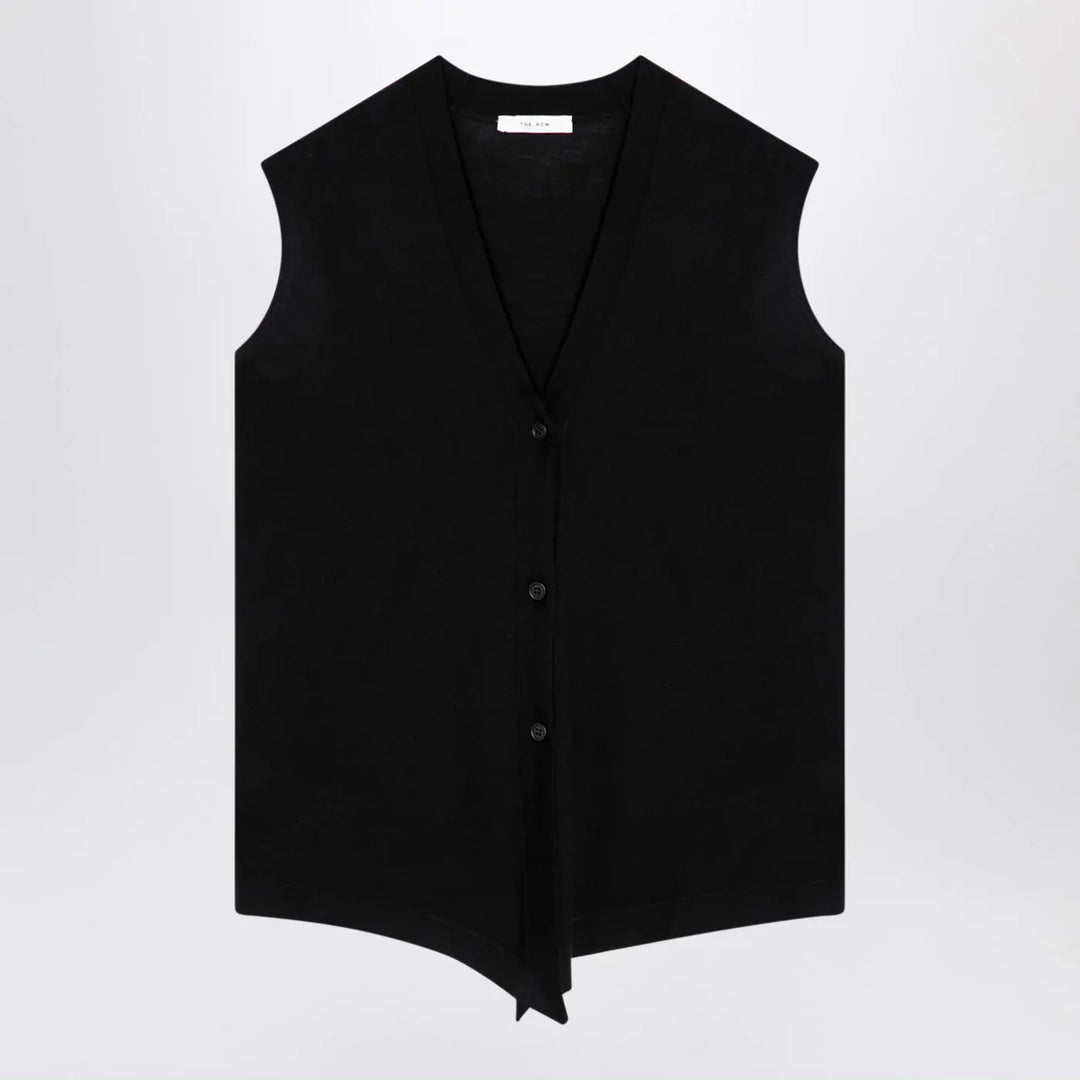 The Row - Black wool Waistcoat cardigan Brand Coats &amp; Jackets S