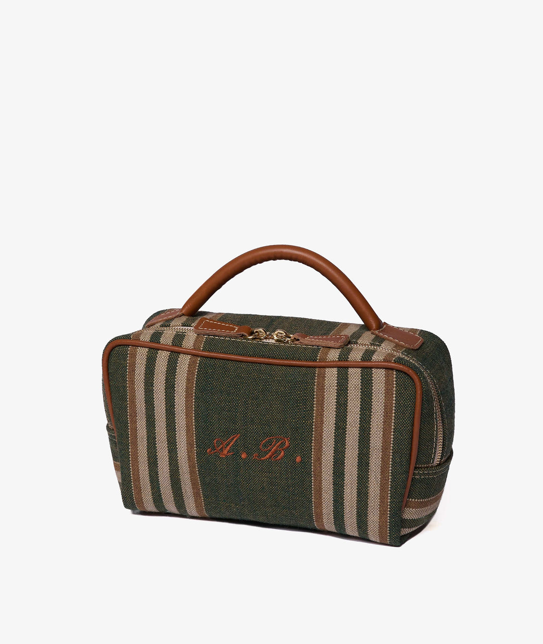 Cosmetic &amp; Toiletry Bag My Style Bags Berkeley Antibes Beauty Case in Myrtle Green Brand