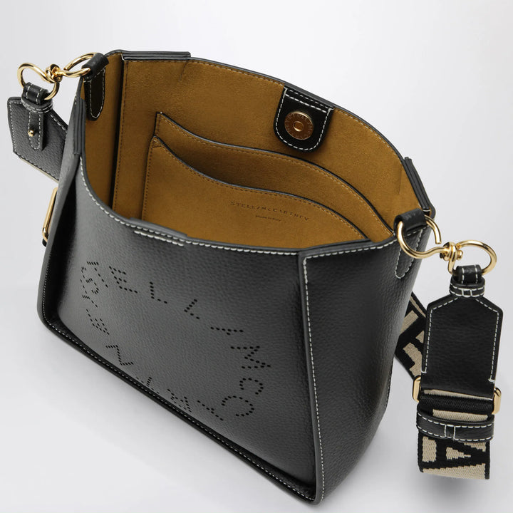 Stella McCartney - Square black crossbody bag with logo Brand Crossbody Bag U