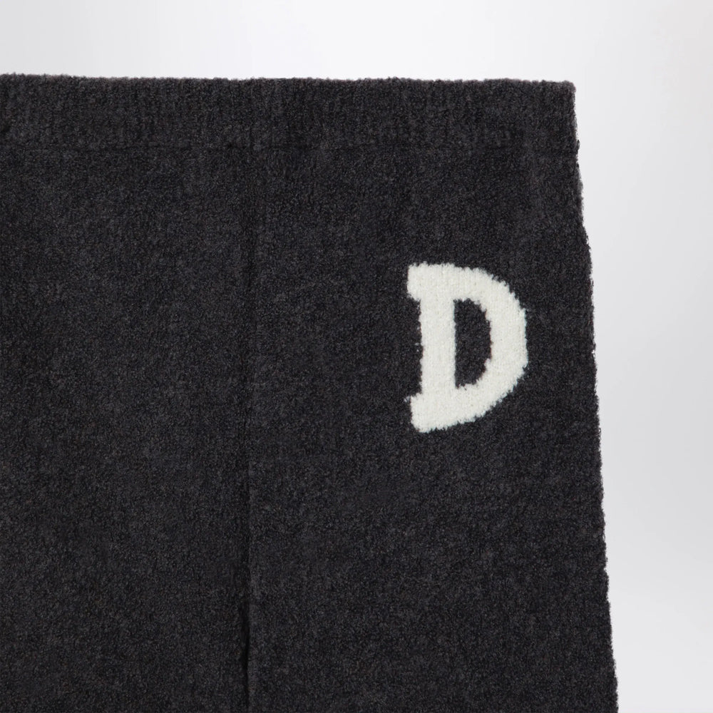 Douuod - Ebony brown bouclé knit trousers Brand