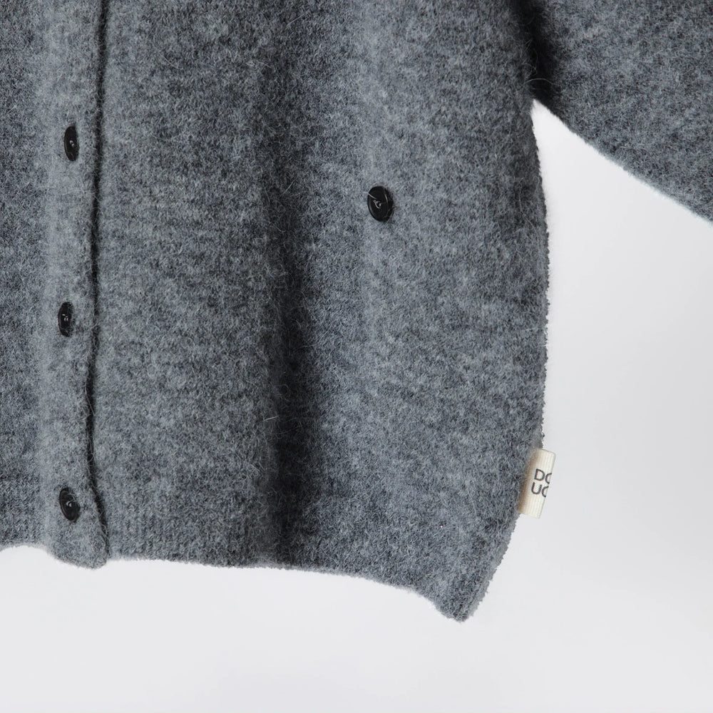 Douuod - Grey mélange alpaca-blend cardigan Brand