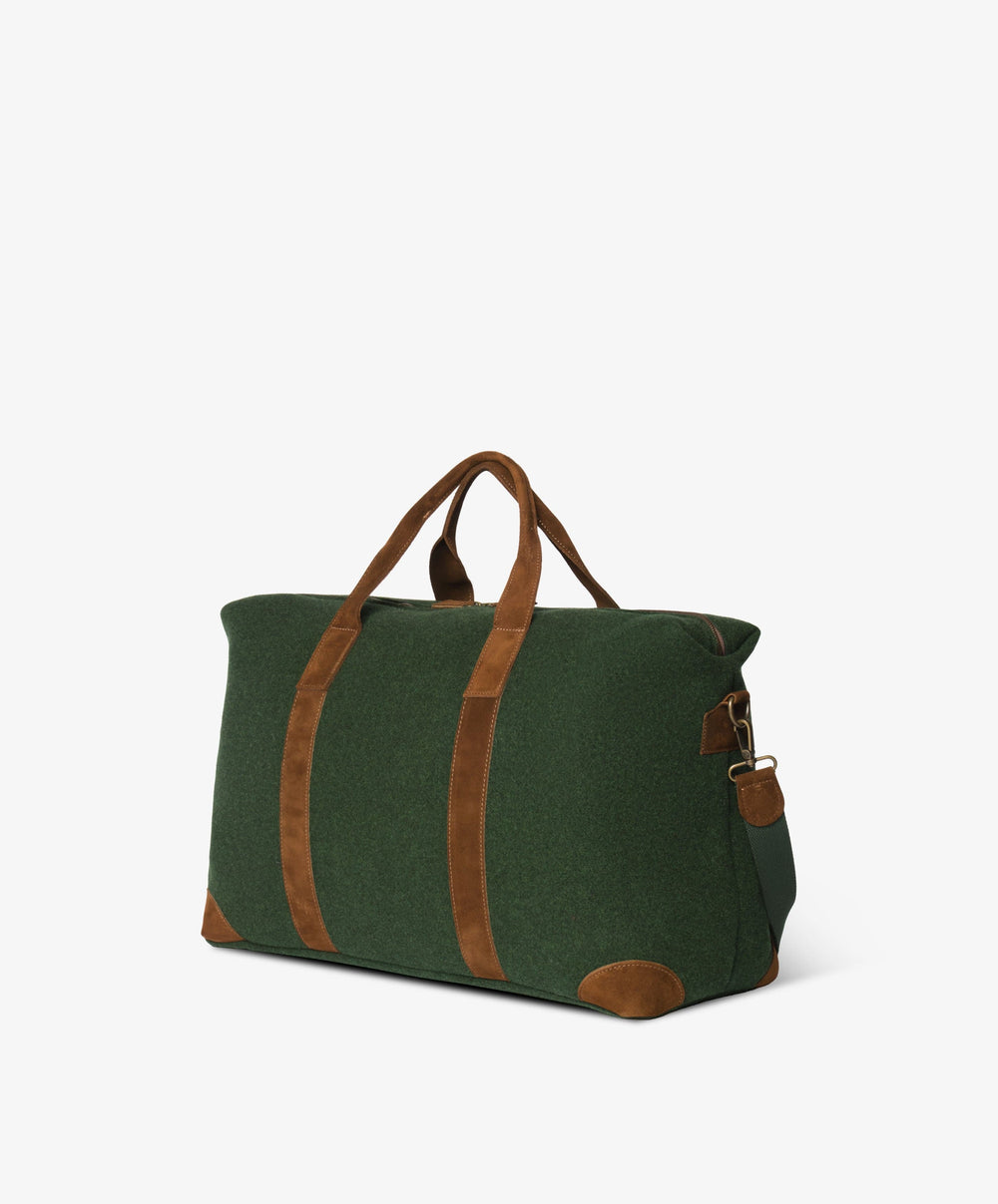 My Style Bags Personalised Harvard Large Felt Duffel Bag – Green Brand Duffel Bag