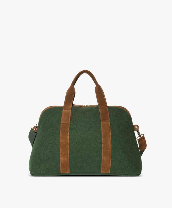 My Style Bags Personalised London Large Felt Duffel Bag – Green Brand Duffel Bag