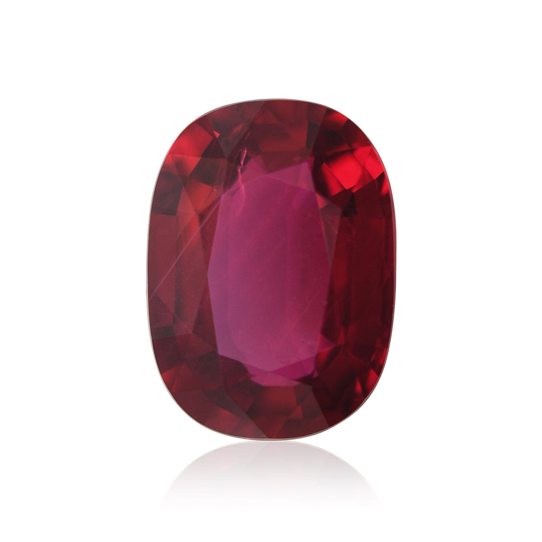 3.03 Carat Red MOZAMBIQUE Cushion Ruby AGL Brand Gemstone