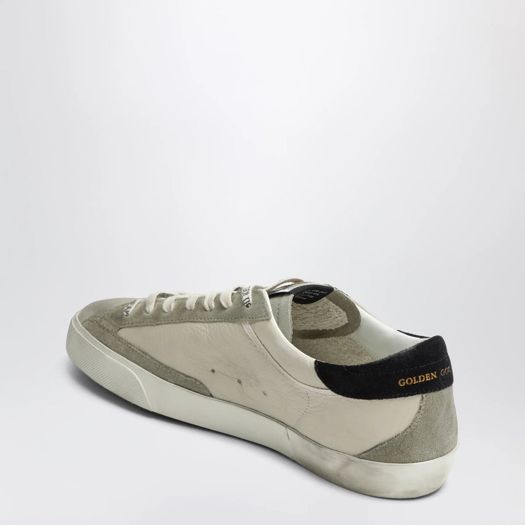 Golden Goose - Super-Star sneakers in cream/olive green/blue Brand