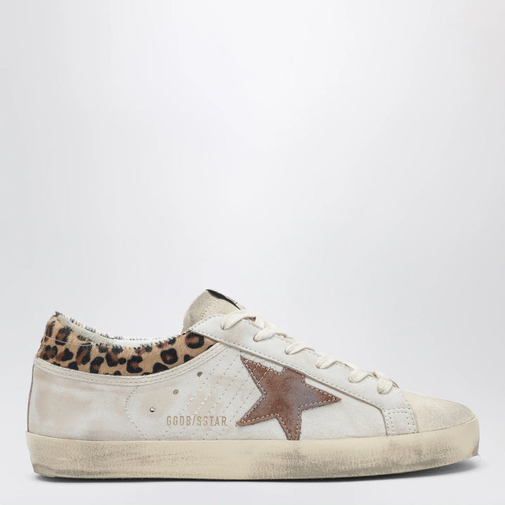 Golden Goose - White and beige Super-Star sneakers with pony hair details Brand 36 IT