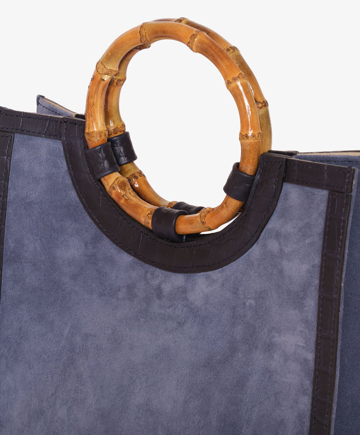 My Style Bags Personalised Bamboo Medium Deluxe Handbag – Bluette Brand Handbag
