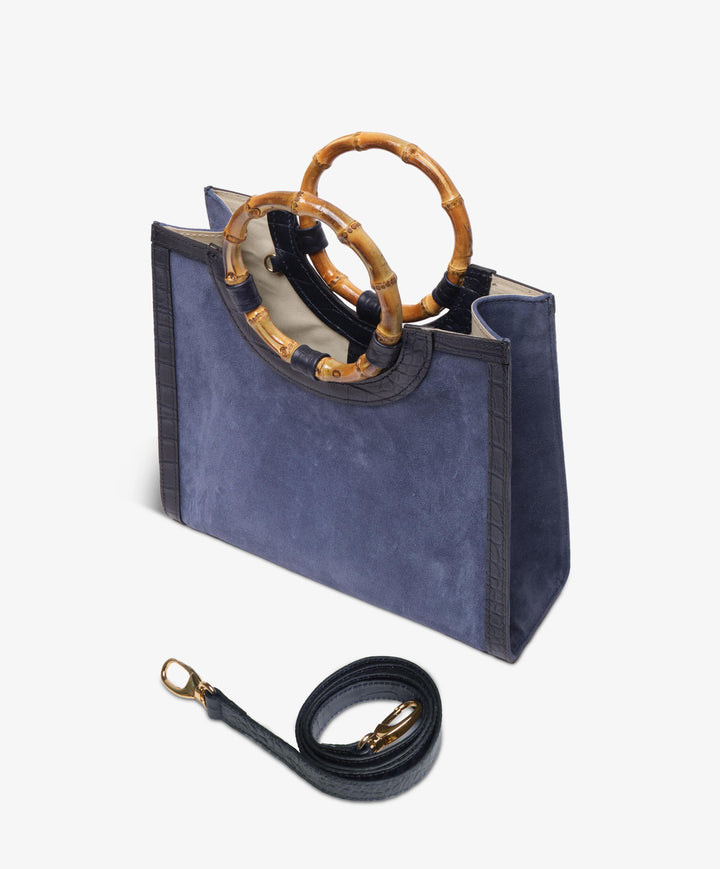 My Style Bags Personalised Bamboo Medium Deluxe Handbag – Bluette Brand Handbag