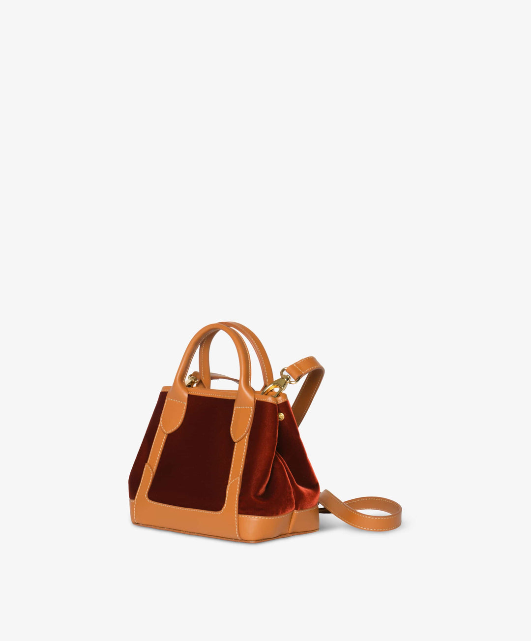 My Style Bags Personalised Chloe Small Velour Handbag – Bordeaux Brand Handbag