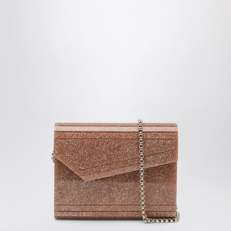 Handbags Jimmy Choo - Candy clutch in pink glitter acrylic fabric - One size Brand