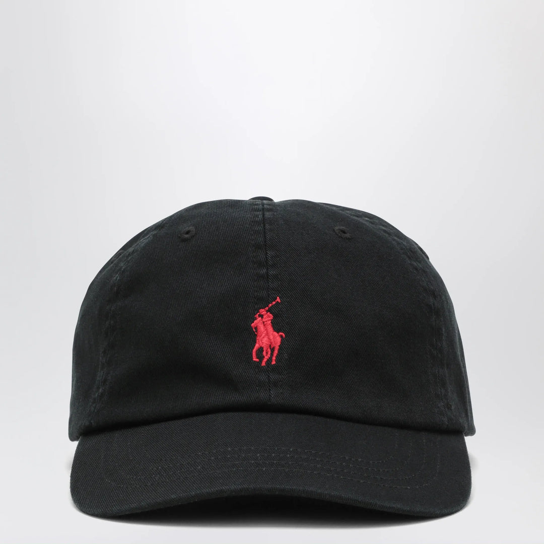 Polo Ralph Lauren - Black baseball cap with logo Brand Hats U