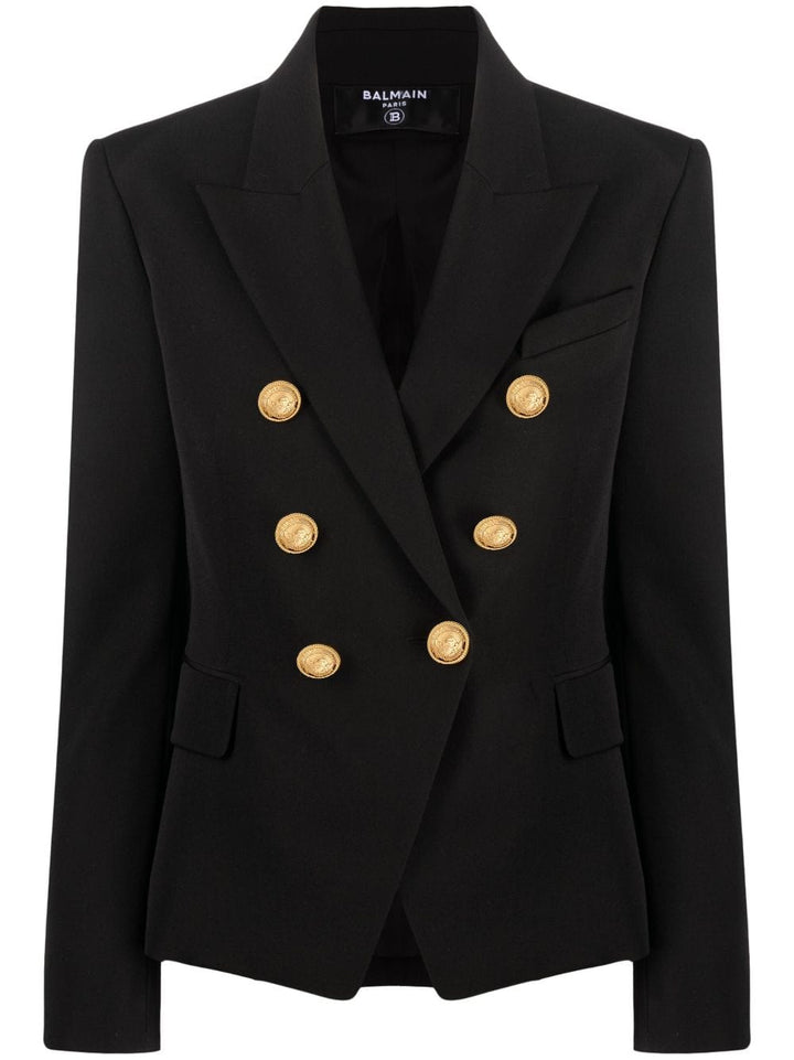 Balmain Jackets 42 Balmain Wool Blazer Balmain Black Wool Blazer Brand