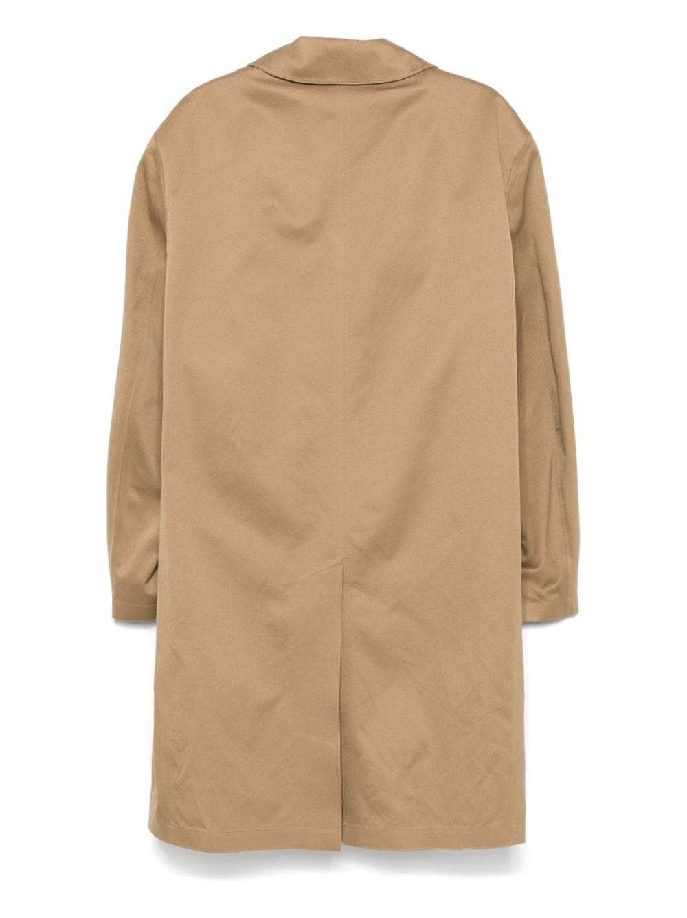 Saint Laurent Jackets Saint Laurent Coats Beige Saint Laurent Beige Cotton Gabardine Trench Coat with Faux-Fur Lining Brand