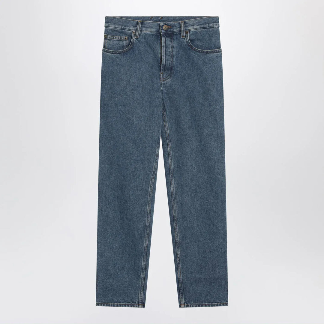 Burberry - Medium-blue regular-fit jeans Brand Jeans 27