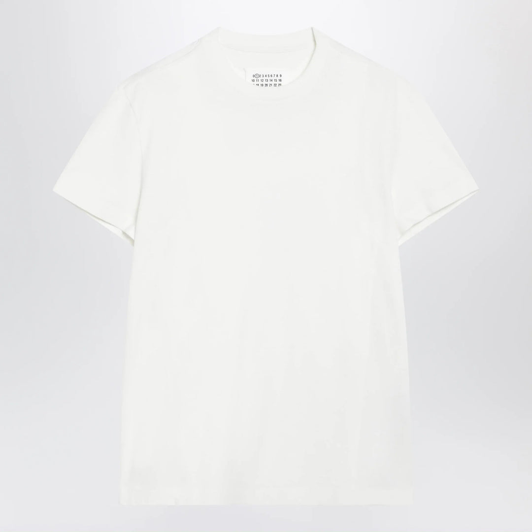 Maison Margiela - Double-layer cotton T-shirt in white Brand S