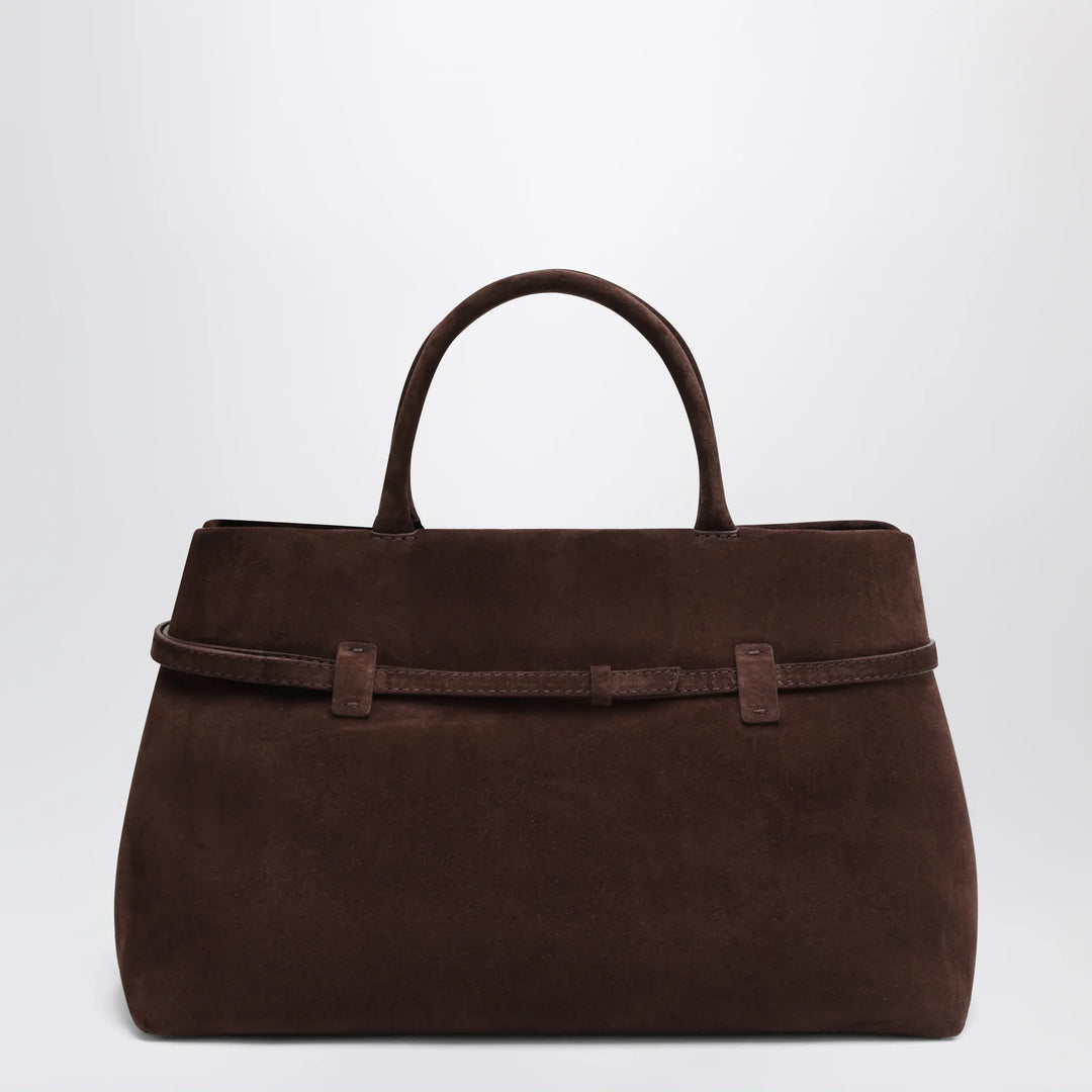 Manu Atelier - Le Cambon 35 dark brown suede bag Brand U