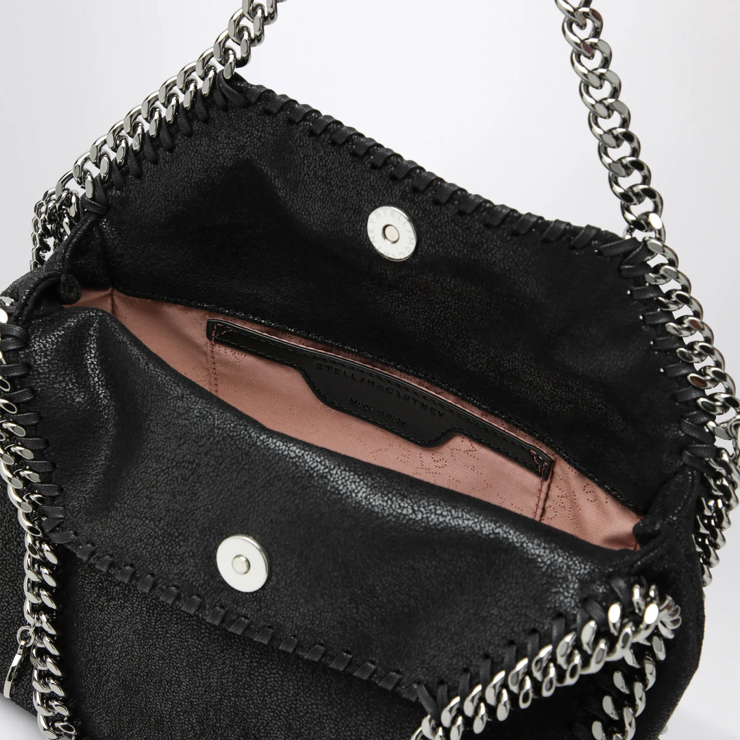 Stella McCartney - Falabella Mini Tote bag in black/silver Brand Mini Bag U