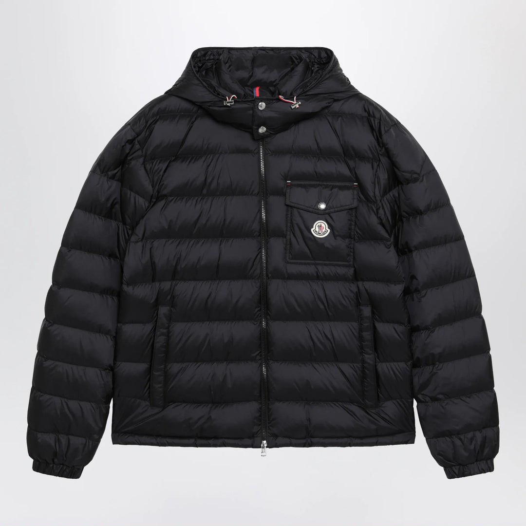 Moncler - Black Verith Cropped Down Jacket Brand 5