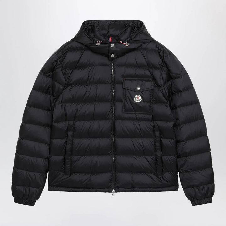 Moncler - Black Verith Cropped Down Jacket Brand 5