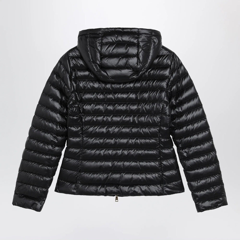 Moncler - Igelhood down jacket in black longue saison Brand 1
