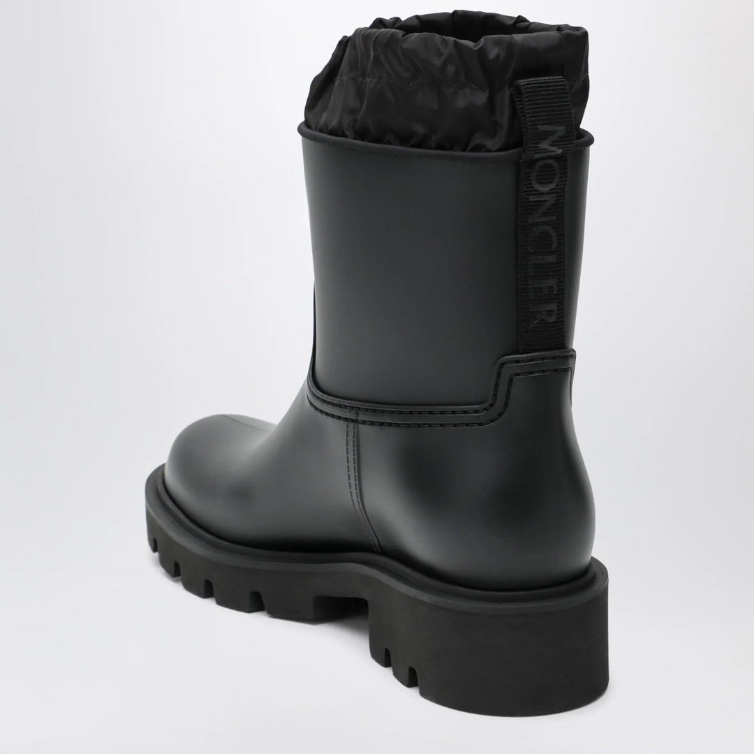 Moncler - Kickstream rain boots in PVC and nylon, black Brand