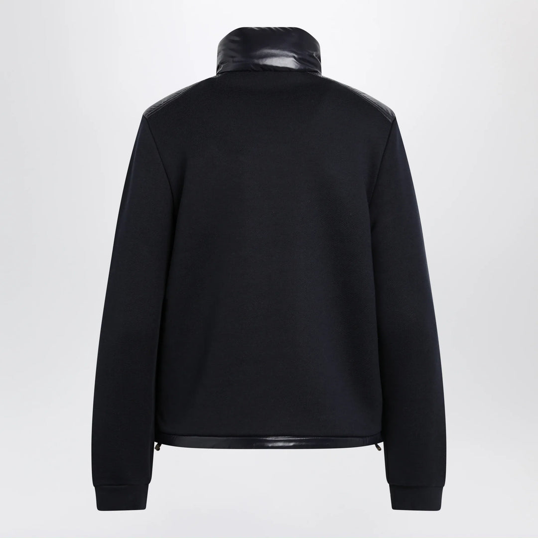 Moncler - Navy Padded Zip-Up Sweatshirt Brand