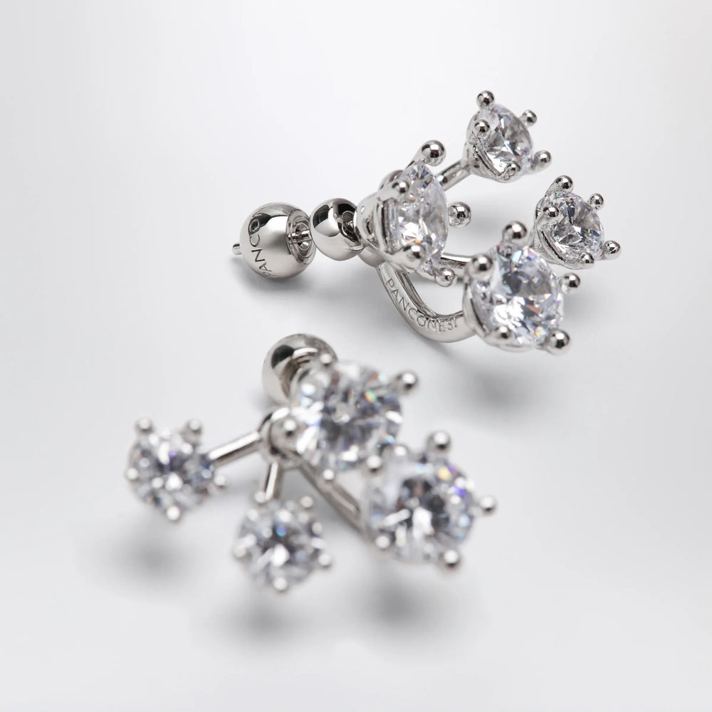 PANCONESI - Constellation Earrings with Zirconia Brand U