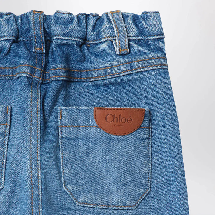 Chloé - Blue washed-effect jeans Brand Pants 3A