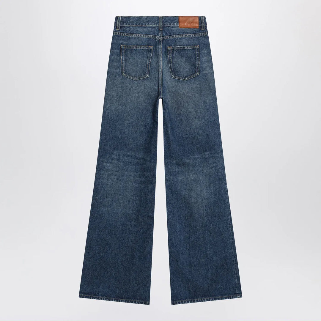 Chloé - Flared blue jeans Brand Pants 28