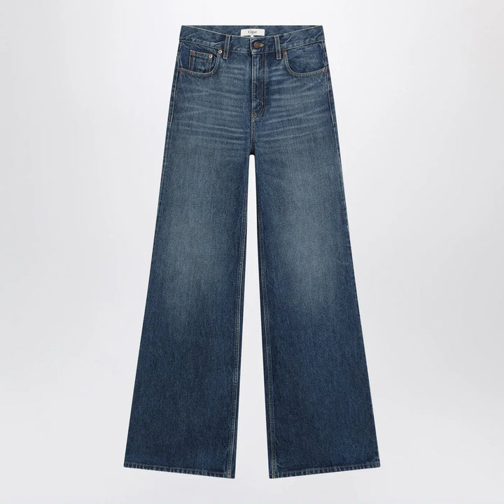 Chloé - Flared blue jeans Brand Pants 28