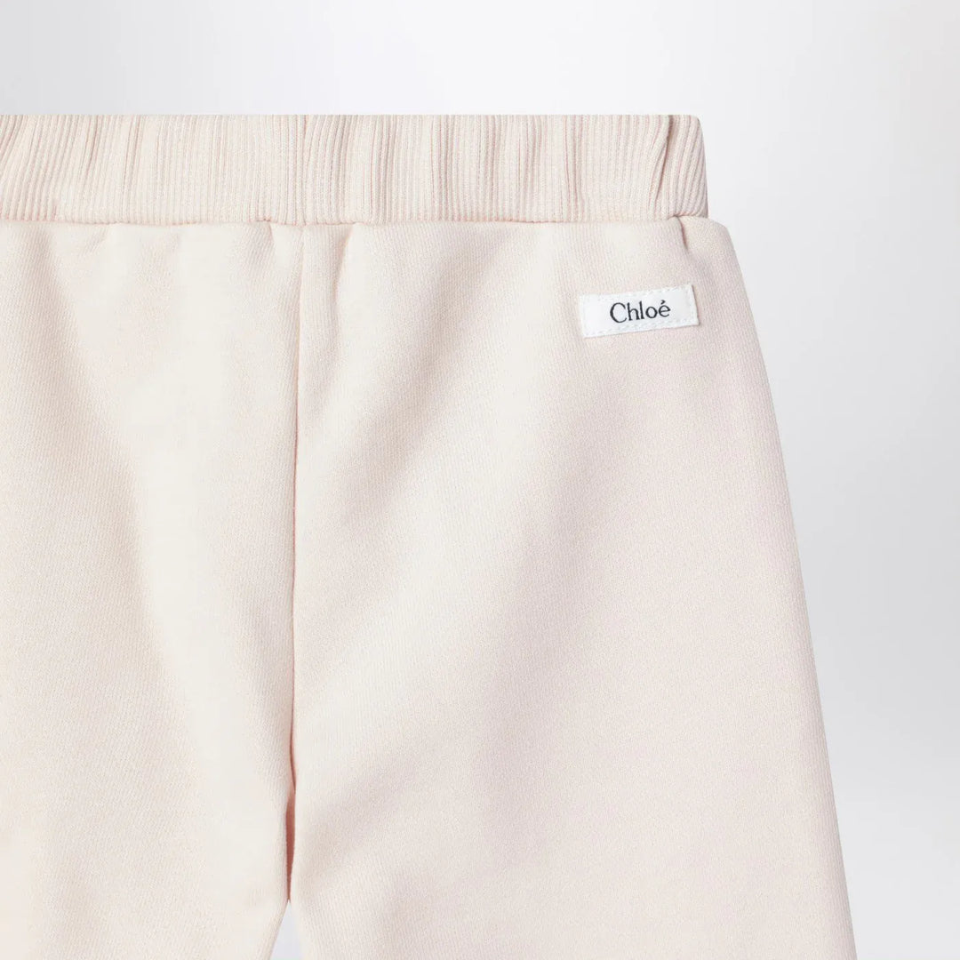Chloé - Petal pink cotton trousers Brand Pants 12M