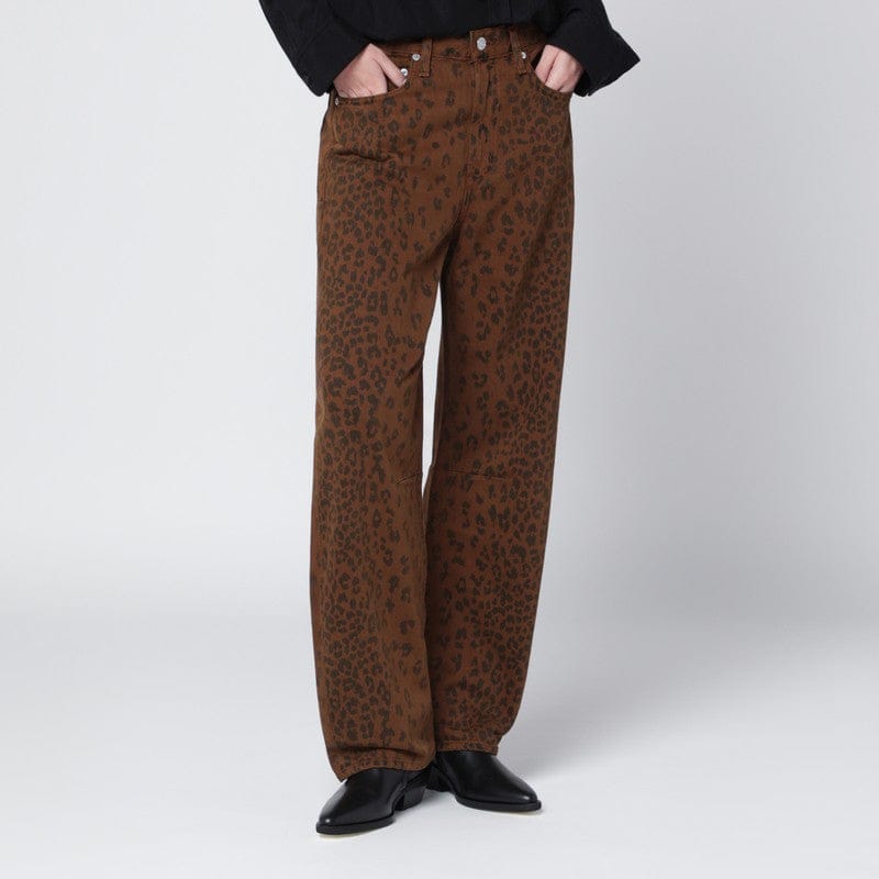 Pants Citizens of Humanity - Relaxed Miro jeans with cheetah print - 26 Brand