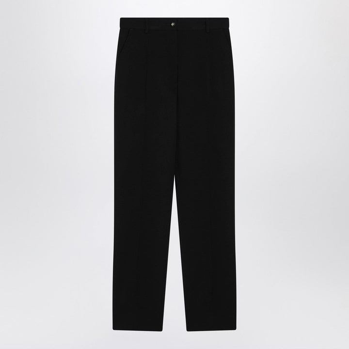 Pants Dolce&amp;Gabbana - Black wool canvas trousers Brand