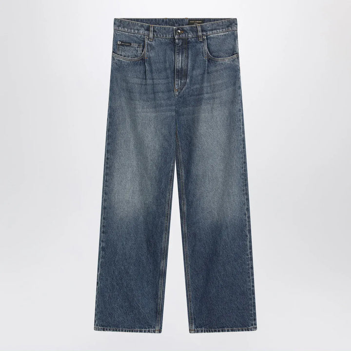 Dolce&amp;Gabbana - Blue washed over jeans Brand Pants 50 IT
