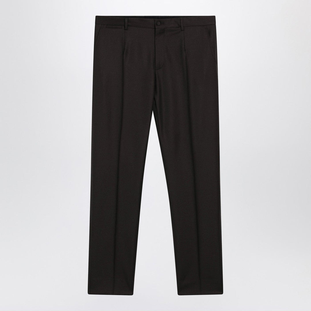 Pants Dolce&amp;Gabbana - Brown wool trousers Brand