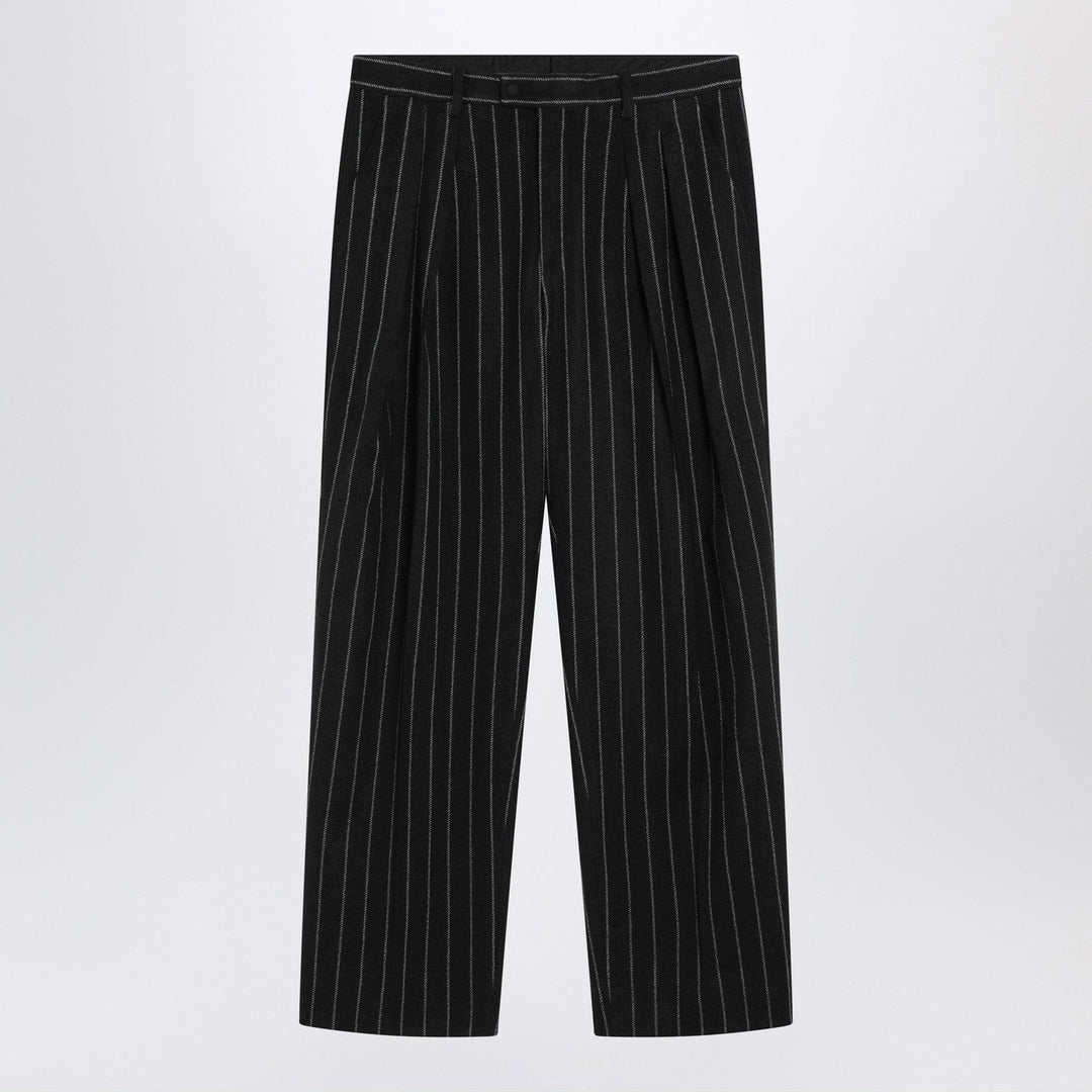Pants 46 IT Dolce&amp;Gabbana - Striped wool-blend trousers Brand