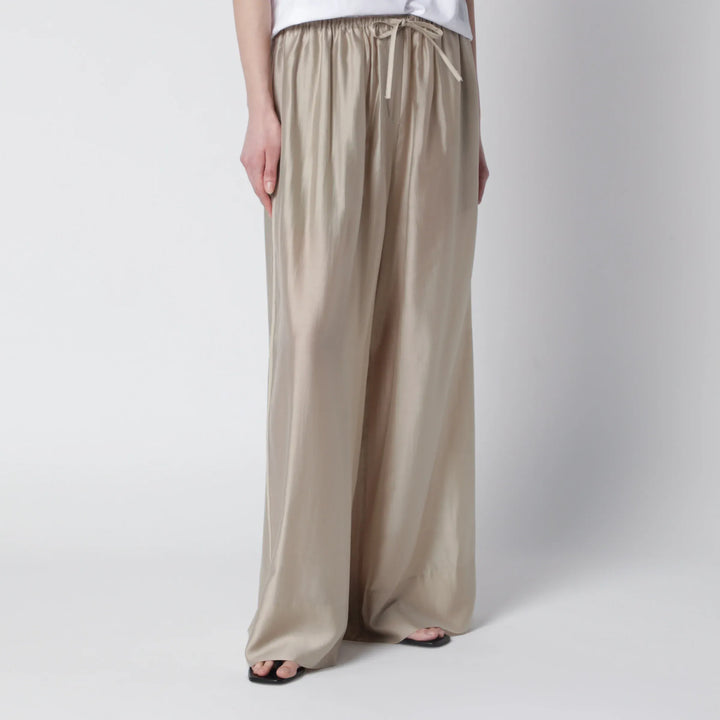 Entire Studios - Vento wide-leg trousers in champagne color Brand Pants