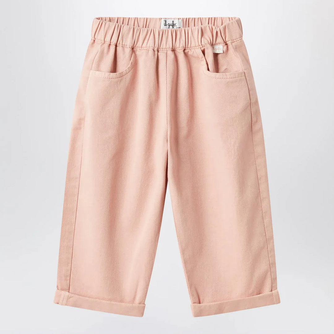 Il Gufo - Pink cotton pants Brand Pants 6M
