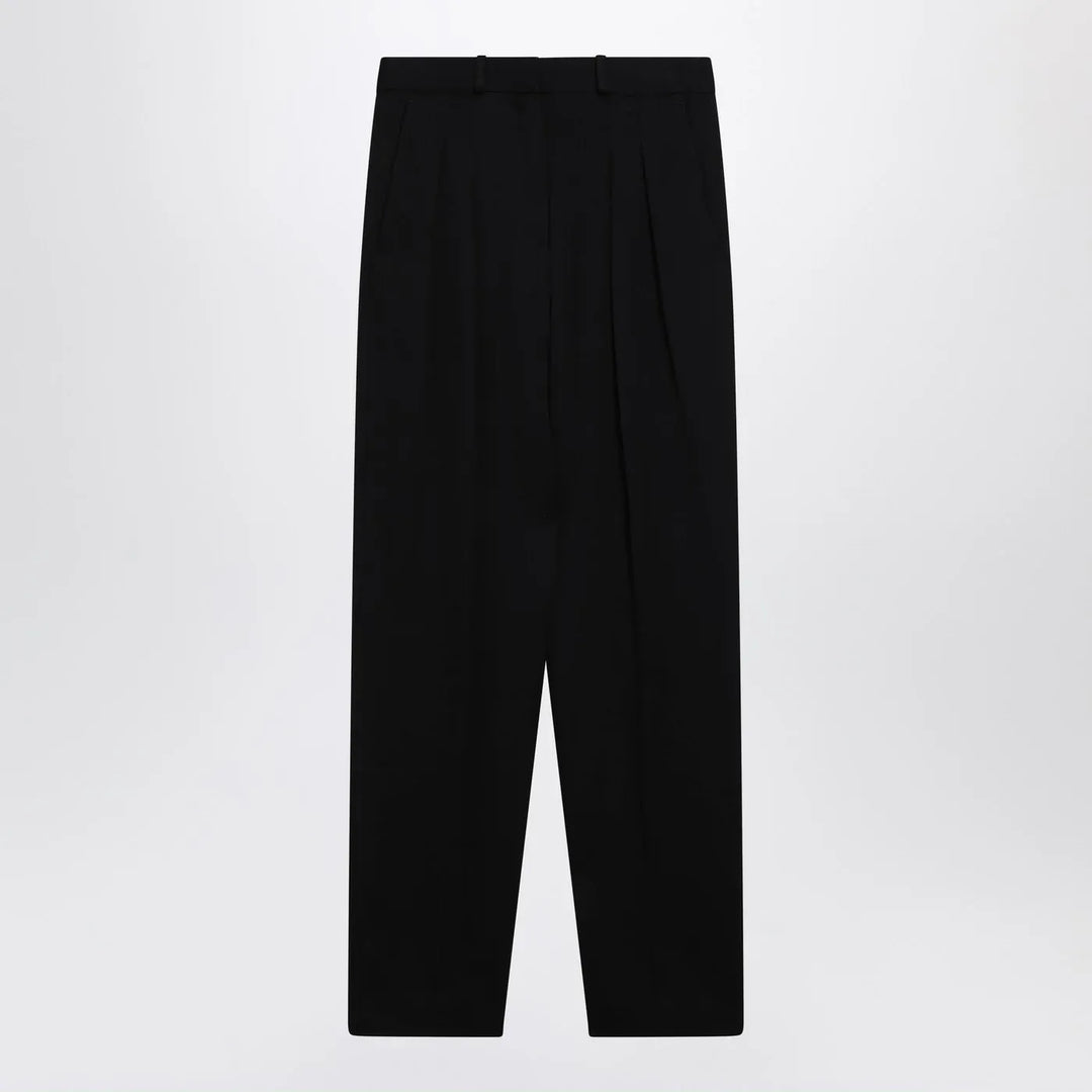 LouLou De Saison - Black wool-blend trousers Brand Pants