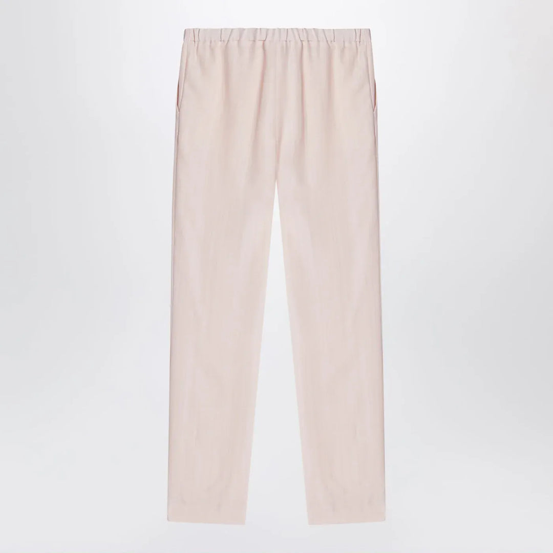 LouLou De Saison - Light pink wool-blend trousers Brand Pants